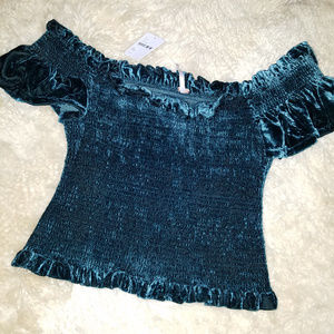 Super Soft Sexy Velvet Top by FREE PEOPLE